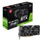 MSI GEFORCE RTX 3050 VENTUS 2X XS 8G OC GDDR6 HDMI DP DVI 128Bit