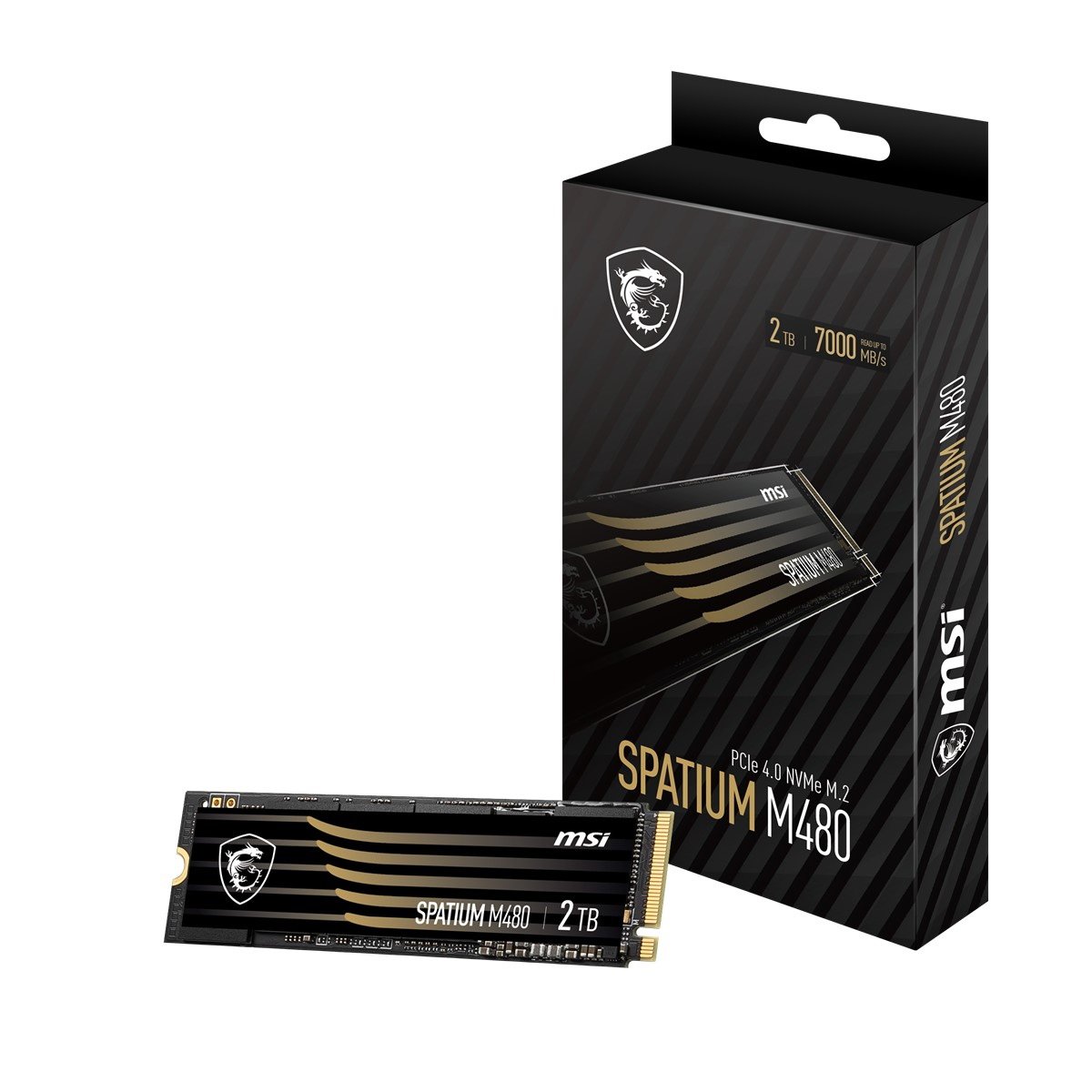 659d45a2a87690.34586007_ihlgfemnojqpk 2TB MSI SPATIUM M480 PRO NVMe M.2 7400/7000MB/s - Görsel 1
