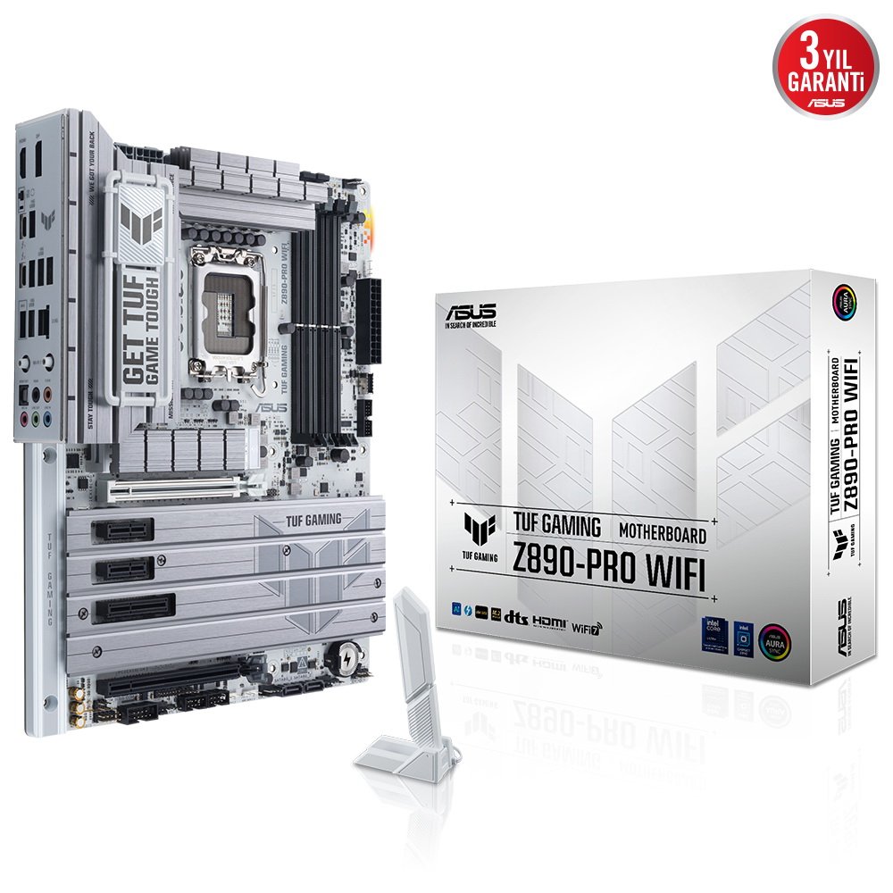 671245cb9bbe34.72329548_qklogehfmpjin ASUS TUF GAMING Z890-PRO WIFI INTEL LGA1851 Z890 D - Görsel 1