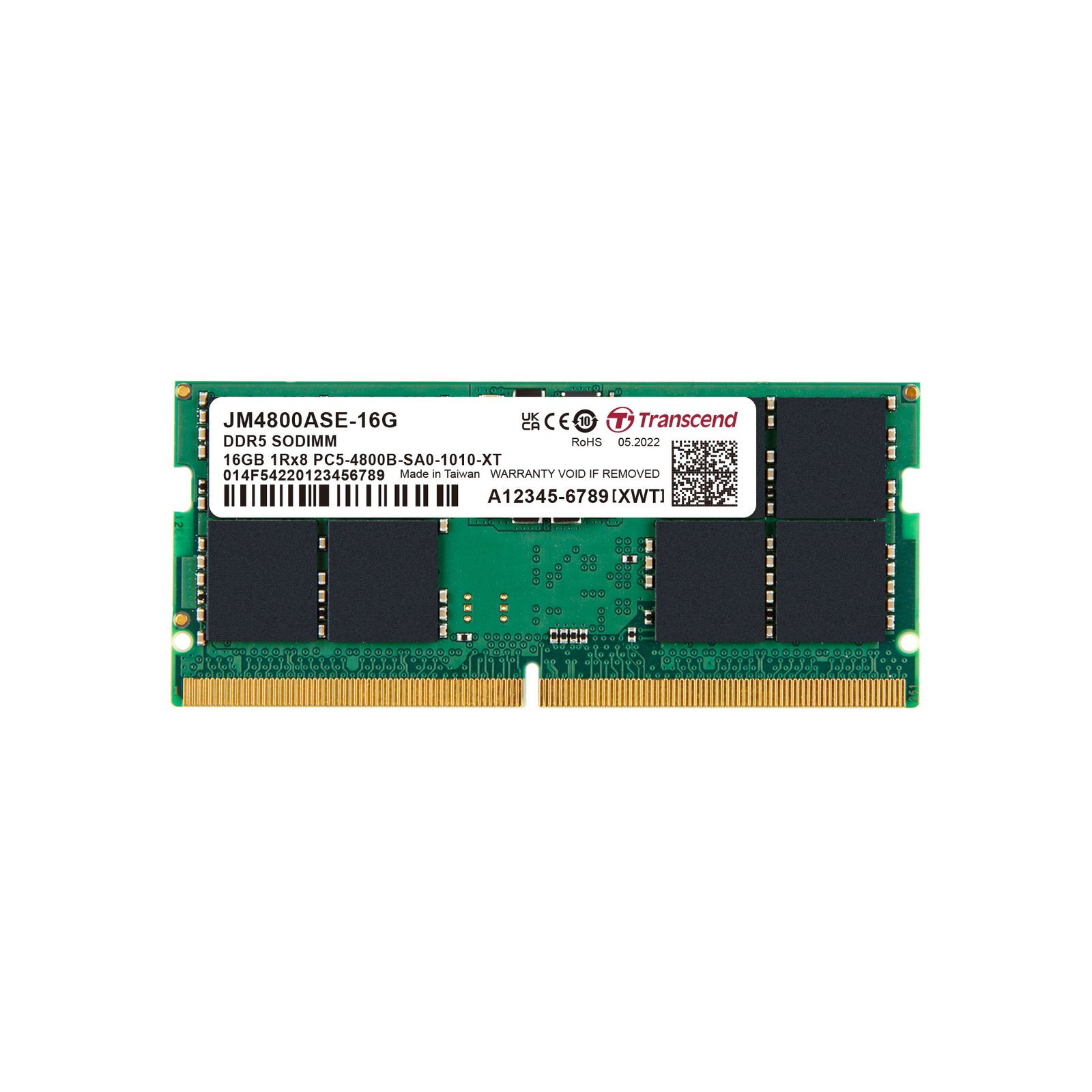 67865de7a955d3.78542707_jnekghqoiplmf Transcend 16GB(1x16GB) 4800Mhz SODIMM CL40 DDR5 Notebook Ram (JM4800ASE-16G) - Görsel 1