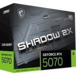 MSI GEFORCE RTX 5070 12G SHADOW 2X OC GDRR7 192Bit - Görsel 10