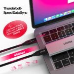 UNITEK USB4 THUNDERBOLT KABLO 0.8MT(C14100BK-0.8M) - Görsel 7