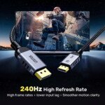 UNITEK DISPLAY PORT 2.1 KABLO 1.5MT (C1626GY-1.5M) - Görsel 3