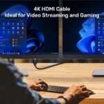 UNITEK HDMI2.0 KABLO 1.5MT 4K&60Hz (C11079BK-1.5M) - Görsel 4