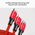 UNITEK USB-A 3in1 HIZLI ŞARJ 1.2MT 2.4A (C14049BK) - Görsel 6