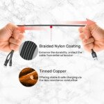 UNITEK USB-A 3in1 HIZLI ŞARJ 1.2MT 2.4A (C14049BK) - Görsel 7