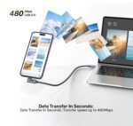 UNITEK TYPE-C HIZLI ŞARJ 90D 2MT 100W(C14123BK-2M) - Görsel 6