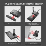 UNITEK USB-C TO M.2 NVME+SATA III DÖNÜŞTÜR(S1232A) - Görsel 4