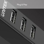 UNITEK TYPE-A TO 4 PORT USB HUB 80CM KABLO(Y-2140) - Görsel 6