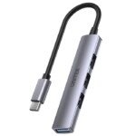 UNITEK TYPE-C TO 4 PORT USB (USB3.0+USB2.0) H1208B