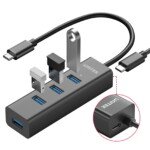 UNITEK TYPE-C TO 4 PORT USB 3.0 + TYPE-C (Y-3089Z) - Görsel 2