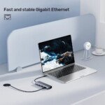 UNITEK USB-C 9in1 UNIVERSAL DOCK STATION (D1113A) - Görsel 9