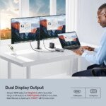 UNITEK USB-C 9in1 UNIVERSAL DOCK STATION (D1113A) - Görsel 7