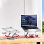 UNITEK 360D METAL 10-16” NOTEBOOK STAND (OT180SL) - Görsel 4