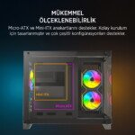 JAMES DONKEY STARK S700 650W SIYAH GAMING KASA - Görsel 3