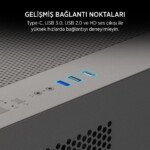 JAMES DONKEY STARK S700 650W SIYAH GAMING KASA - Görsel 4