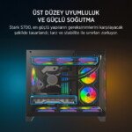 JAMES DONKEY STARK S700 650W SIYAH GAMING KASA - Görsel 5