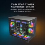 JAMES DONKEY STARK S700 650W SIYAH GAMING KASA - Görsel 2