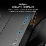 JAMES DONKEY STARK S800 4X ARGB BLACK KASA 750W - Görsel 4