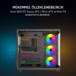 JAMES DONKEY STARK S800 4X ARGB BLACK KASA 750W - Görsel 3