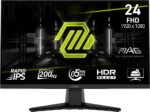 23.8 MSI MAG 242F 0.5MS 200HZ FLAT RAPID IPS FREESYNC MONITOR