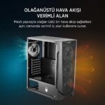 JAMES DONKEY HELIX H800 4XRBW ATX 650W GAMING KASA - Görsel 2