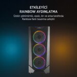 JAMES DONKEY HELIX H800 4XRBW ATX 550W GAMING KASA - Görsel 6