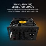 JAMES DONKEY HELIX H800 4XRBW ATX 550W GAMING KASA - Görsel 7