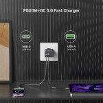 Unitek 20W Hızlı Şarj Adaptörü 1*USB-C (P1124ABK-EU) - Görsel 5