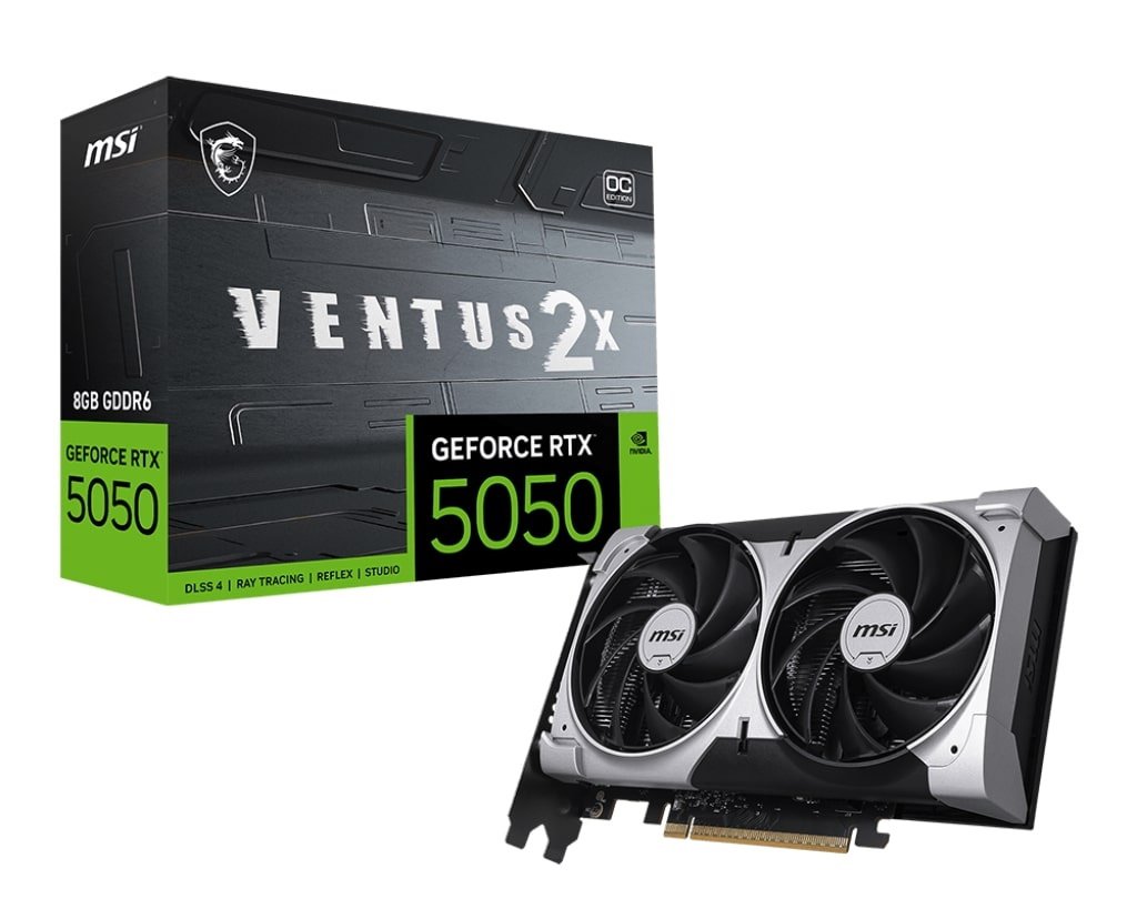 68b83fff371024.35367955_kpifnlgqjmoeh MSI GEFORCE RTX 5050 8G VENTUS 2X OC - Görsel 1
