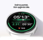 SAMSUNG WATCH 8 44MM SM-L330 SILVER AKILLI SAAT - Görsel 4