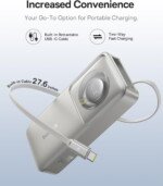 BASEUS FREE2PULL 30W 10.000MAH POWERBANK - GREY - Görsel 2