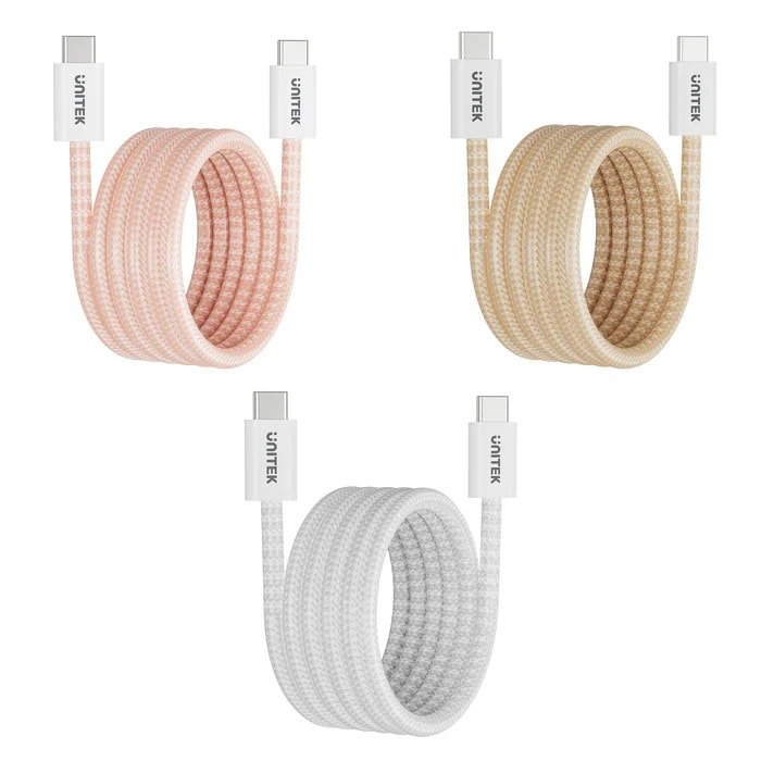 68dd3cf77ff550.80030433_nlheijkfmpoqg UNITEK TYPE-C MANYETİK HIZLI ŞARJ KABLOSU BEYAZ (C14141AWH01-1M) - Görsel 1