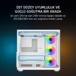 JAMES DONKEY STARK S800 4X ARGB WHITE KASA 750W - Görsel 7