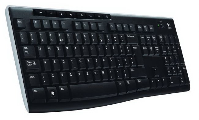 81038 LOGITECH K270 KABLOSUZ KLAVYE Q TR USB SİYAH 920-003761 - Görsel 1