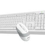 A4 TECH FG1010 Q 2.4 GHZ USB BEYAZ KLAVYE+MOUSE KABLOSUZ SET