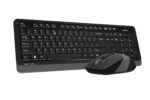 A4 TECH FG1010 Q 2.4 GHZ USB GRİ KLAVYE+MOUSE KABLOSUZ SET - Görsel 2