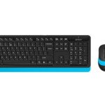 A4 TECH FG1010 Q 2.4 GHZ USB MAVİ KLAVYE+MOUSE KABLOSUZ SET