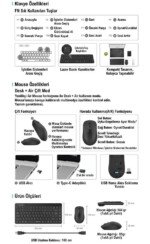 A4 TECH FG2200 AIR2 2.4 SİYAH QMİNİ FN-MM KABLOSUZ SESSİZ SET - Görsel 7