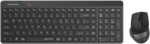 A4 TECH FG2400 Q 2.4 GHZ AİR2 SİYAH KLAVYE+MOUSE