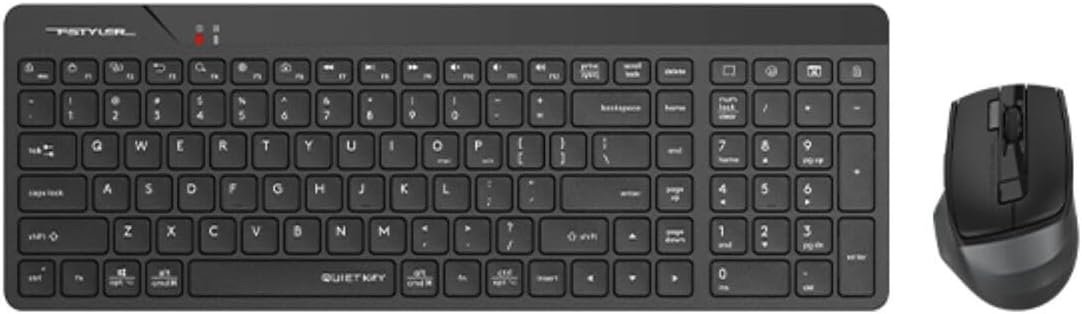 a4tech-a4-tech-fg2400-q-2-4-ghz-air2-siyah-klavye-mouse-klavye-mouse-set-230940 A4 TECH FG2400 Q 2.4 GHZ AİR2 SİYAH KLAVYE+MOUSE - Görsel 1