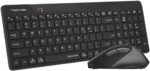 A4 TECH FG2400 Q 2.4 GHZ AİR2 SİYAH KLAVYE+MOUSE - Görsel 3