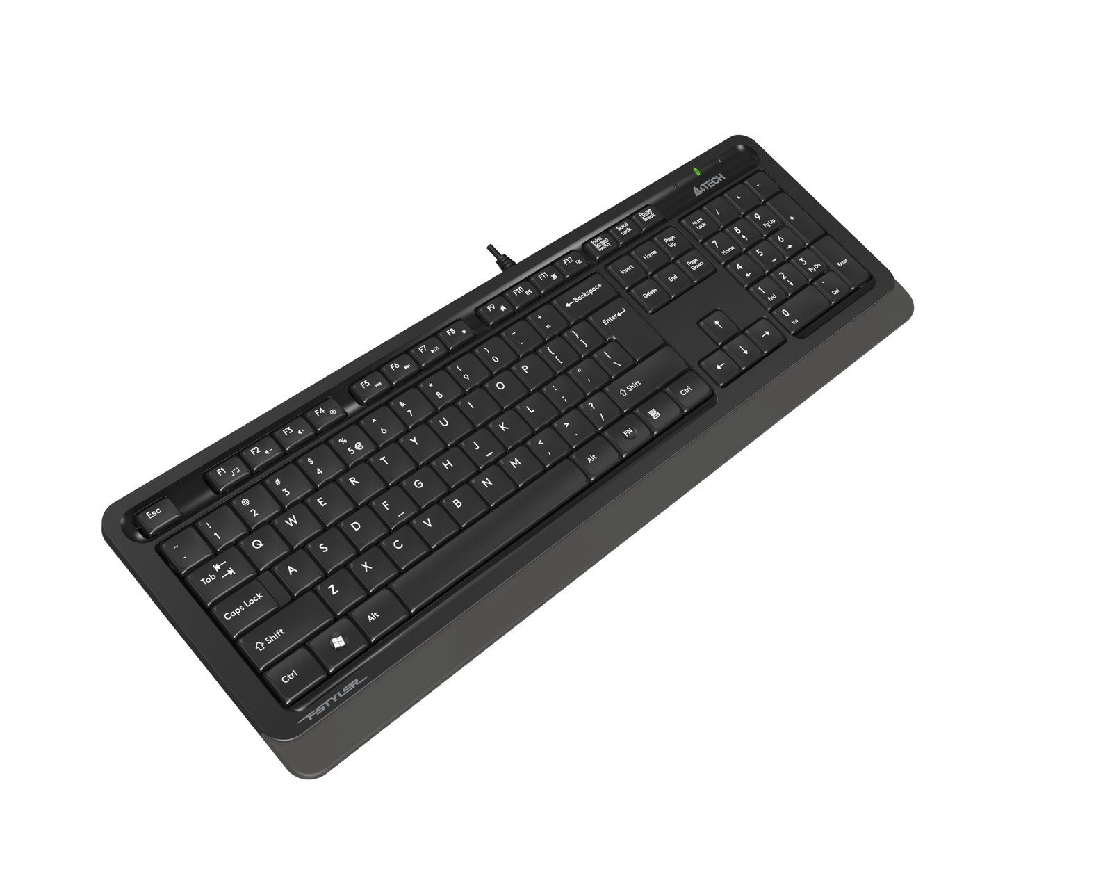 a4tech-a4-tech-fk10-q-usb-gri-tr-fn-multimedya-klavye-klavye-125633 A4 TECH FK10 FN-MULTİMEDYA Q KLAVYE USB GRİ - Görsel 1