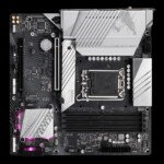 GIGABYTE B760M AORUS ELITE AX 5333MHz(OC) DDR5 M.2 mATX 1700p - Görsel 5