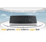 HIPER KM-3055 STANDART KLAVYE USB SİYAH - Görsel 5