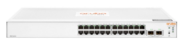 hpe-hp-jl812a-24-port-10-100-1000-1830-24g-2sfp-switch-ag-urunleri-switch-168431 HPE ARUBA JL812A 24 PORT 10/100/1000 1830-24G 2SFP SWITCH - Görsel 1