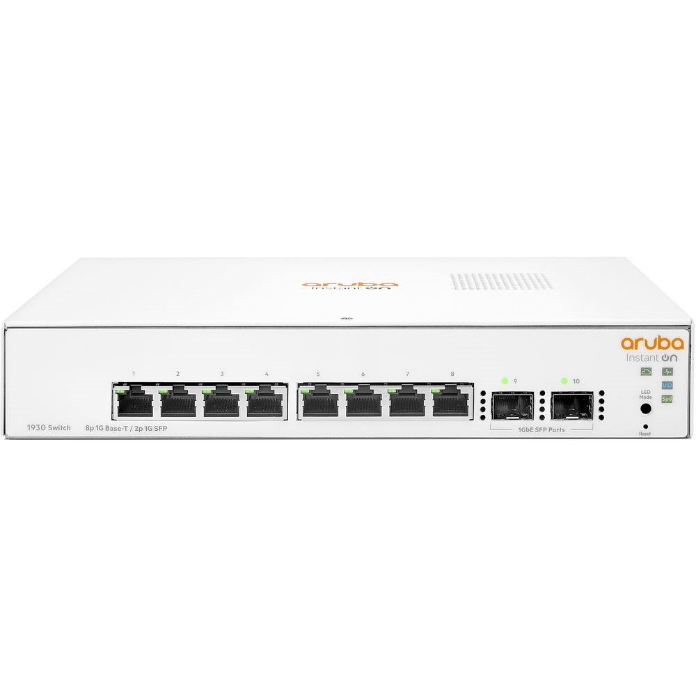 hpe-jl680a-1930-8g-8port-gigabit-switch-2-sfp-ag-urunleri-switch-137781 HPE ARUBA JL680A 1930-8G 8PORT 10/100/1000 YÖNETİLEBİLİR SWITCH - Görsel 1