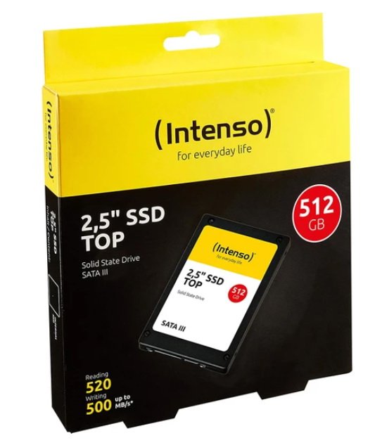 intenso-512gb-intenso-3812450-2-5-520-500mb-s-ssd-hard-diskler-ssd-160664 512GB INTENSO 3812450 2.5" 520/500MB/s SSD - Görsel 1