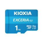 1TB KIOXIA EXCERIA G2 MICRO SDXC U3 V30 4K 100 MB/s LMEX2L001TG2