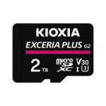 2TB EXCERIA PLUS G2 MICRO SDXC 4K 100MB/s KIOXIA LMPL2M002TG2
